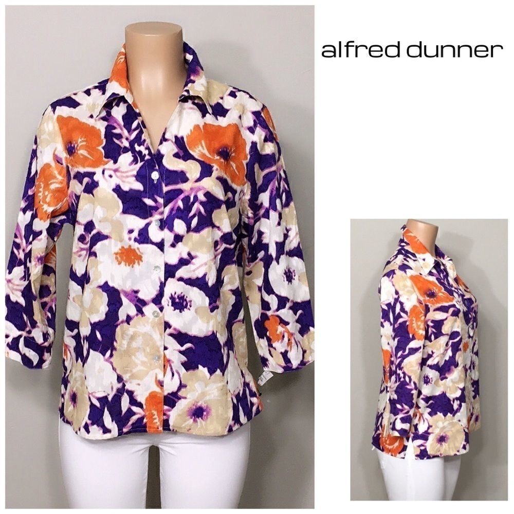 Alfred Dunner floral top. NWT